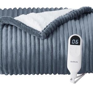 Electric Blanket Twin  (62x84 inches, Grey)